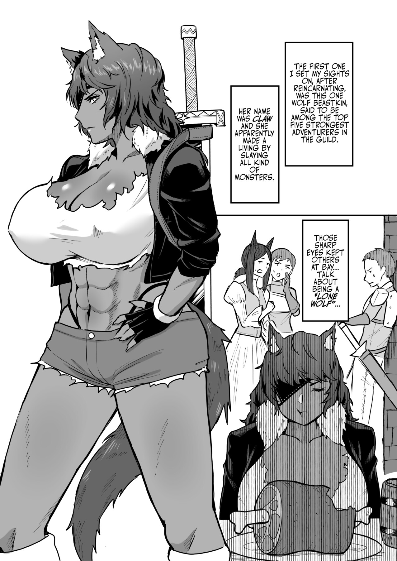 Hentai Manga Comic-Sexual Taming: Wolf Beastkin-Read-4